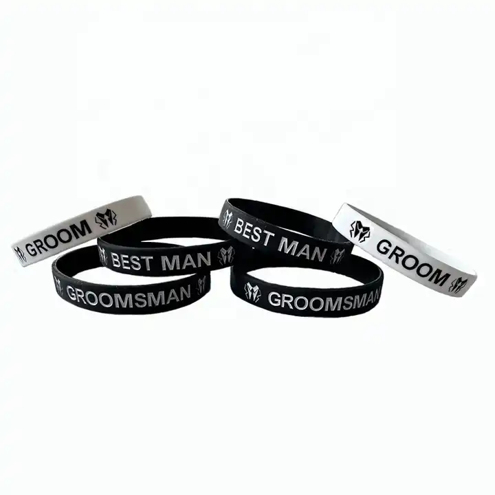 Rubber personalized scented silicone wristband